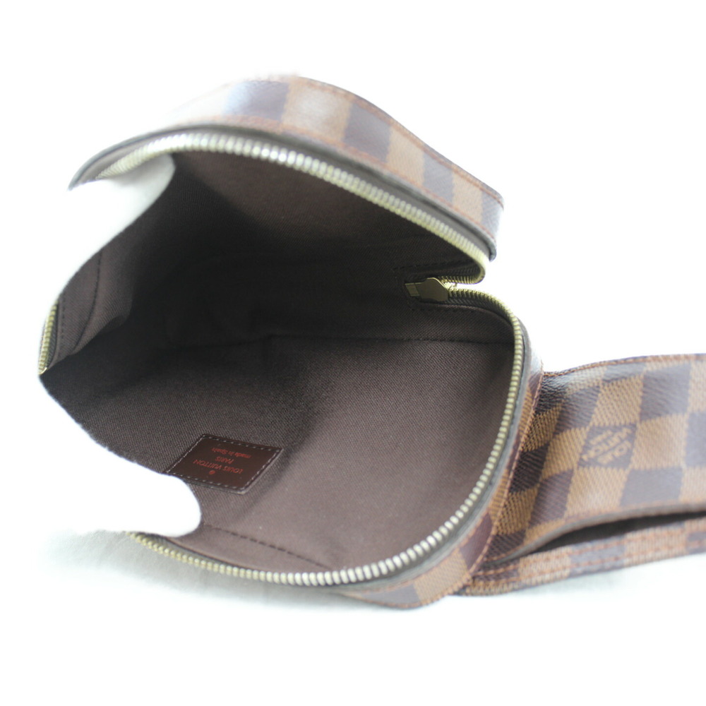Louis Vuitton Bag Damier Pouch Waist Geronimos Body Brown - Picture 5 of 7